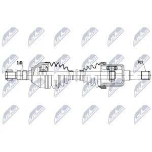 Drivaxel Opel Zafira B Skåp/stor limousine (a05), framaxel vänster, opel zafira b skåp/stor limousine, 13245909, 374804