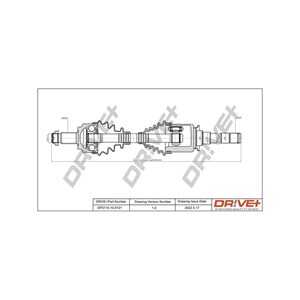 Drivaxel Bmw X3 (e83), framaxel höger, bmw x3 [e83], 31607524046, 31607529202