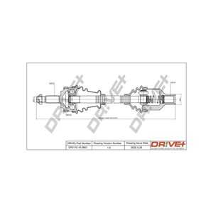 Drivaxel Renault Kangoo (kc0/1_), framaxel höger, renault kangoo, 8200144764