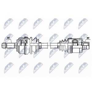 Drivaxel Honda Ridgeline (yk), framaxel höger, honda ridgeline, 44305-SHJ-L01, 44305-SJC-A01