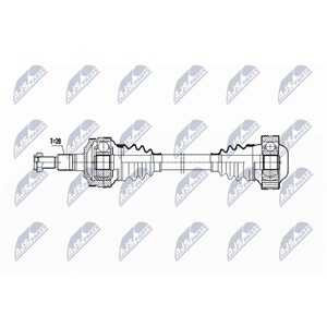 Drivaxel Porsche Boxster (986), Bakaxel vänster, porsche boxster, 98633202404, 98633202407