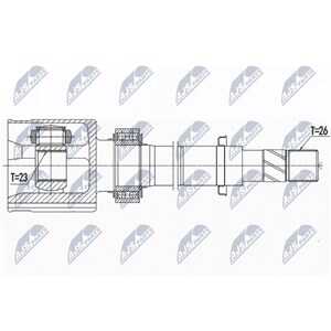 Drivaxel Nissan Nv200 / Evalia Buss, framaxel höger, nissan nv200 / evalia buss, 39100BJ41A, 39100JX51A, 39100JX51B