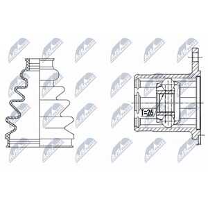 Drivknut, Bakaxel, Tvåsidig, suzuki sx4, 44105-79J00, 44106-79J00