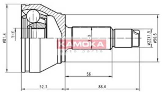 Drivknut, På hjulsidan, ford fiesta iv, fiesta skåp/stor limousine, puma, mazda 121 iii, 1003550, 1078675, 1689902, 240608ENE02