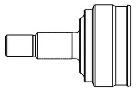 Drivknut, Ytter, framaxel höger, framaxel vänster, mitsubishi eclipse ii, galant vii, galant sedan vii, space wagon, MB896789, 