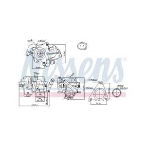 Egr-ventil, Insugsgrenrör, audi,seat,skoda,vw, 04L131501E, 04L131501N, 04L131501S