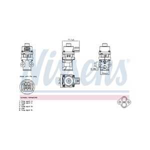 EGR-Ventil, mazda 3, 3 sedan, mx-5 ii, nissan pixo, opel agila, suzuki alto vii, splash, vauxhall agila mk ii, 147104A00A, 1811