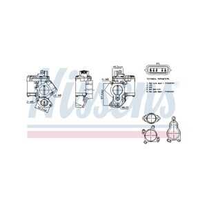 Egr-ventil, nissan,opel,renault,vauxhall, 147100385R, 147105543R, 1495600Q1E, 4400651, 4420704, 4453017, 93168407, 93198888, 95