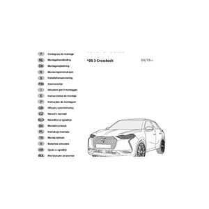 Elkabelsats, 13-polig, ds ds 3 crossback, opel corsa f, mokka, peugeot 2008 ii, 208 ii