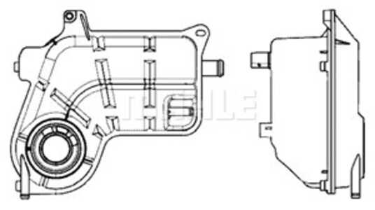 Expansionskärl, kylvätska, audi a6 c5, a6 c5 avant, allroad c5, 8E0 121 403 D, 8E0121403D