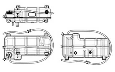 Expansionskärl, kylvätska, iveco daily buss iii, daily flak/chassi iii, daily skåp iii, 504007333, 504038776, 504045819