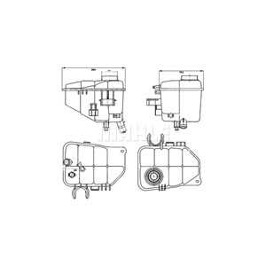 Expansionskärl, kylvätska, mercedes-benz, 203 500 00 49, A 203 500 00 49