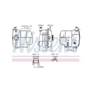 Expansionskärl, kylvätska, audi,chevrolet,opel,vauxhall, 1304004, 1304028, 13256823, 13393368