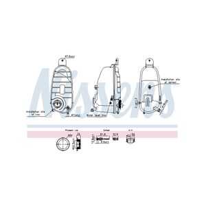 Expansionskärl, kylvätska, jaguar f-type cabriolet, f-type coupé, xk cabriolet ii, xk coupé ii, 6W838A080AB, 6W838A080AC, 6W838