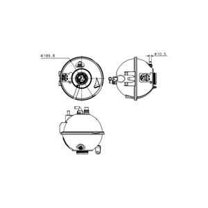 Expansionskärl, kylvätska, bmw x3 [f25], x4 [f26], 17 13 7 639 464, 17 13 7 823 544, 17 13 8 616 418, 7 639 464, 7 823 544, 8 6