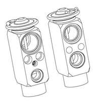 Expansionsventil, klimatanläggning, Fram