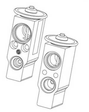 Expansionsventil, klimatanläggning, Fram, citroën,fiat,lancia,peugeot,renault,toyota, 6461G9, 6461H7, 7701044611, 7702233472, 9