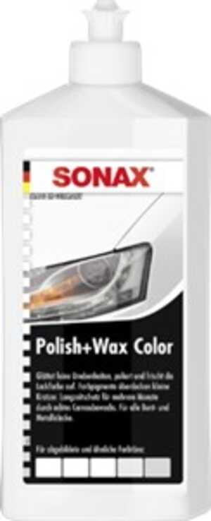 Färgvax vit Sonax Polish & wax color (white) NanoPro, Universal