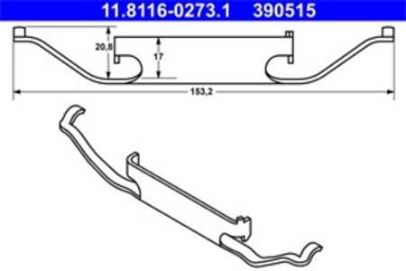 Fjäder, bromsadel, Bakaxel, Framaxel, bmw,mg, 34 11 6 750 159