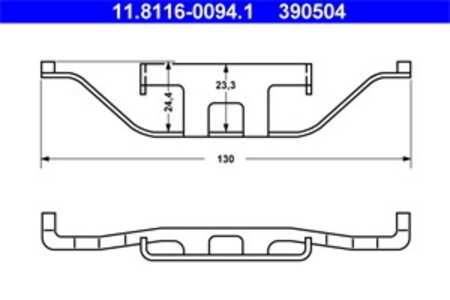 Fjäder, bromsadel, Bakaxel, bmw 3 [e46], 3 touring [e46], 7 [e38], 8 [e31], 34 21 1 159 963