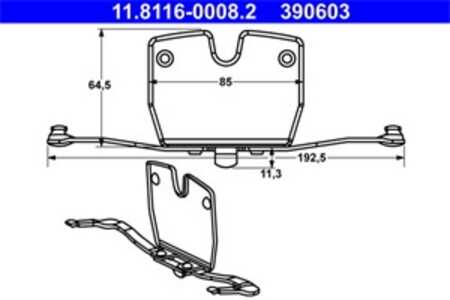 Fjäder, bromsadel, Framaxel, bmw 5 gran turismo [f07], 7 [f01, f02, f03, f04], x5 [e70, f15, f85], x6 [e71, e72, f16, f86], 34 