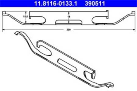 Fjäder, bromsadel, Framaxel, bmw,mercedes-benz,volvo, 000 421 82 91, 30760612, 34 11 1 163 416, A 000 421 82 91, H WA 210 421 0