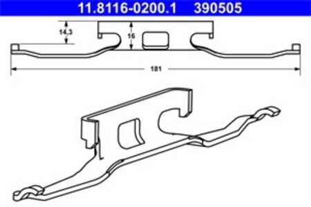 Fjäder, bromsadel, Framaxel, mercedes-benz,vw, 000 421 59 91, 2D0 615 295, A 000 421 59 91