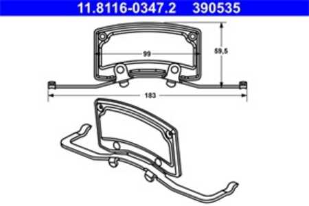 Fjäder, bromsadel, Framaxel, audi a6 c6, a6 c6 avant, a8 d3, vw phaeton, 4E0 615 269 B, 4E0 615 269