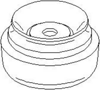 Fjäderbenslager, Fram, höger eller vänster, Upptill, vw polo, polo classic, polo ii, 861 412 323A, 871 412 323A