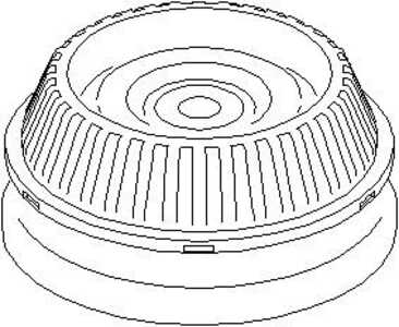 Fjäderbenslager, Fram, höger eller vänster, ford, 6 799 585, 93BB3K155AC