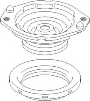 Fjäderbenslager, Fram, höger eller vänster, renault laguna ii, laguna grandtour ii, 8200 002 876S