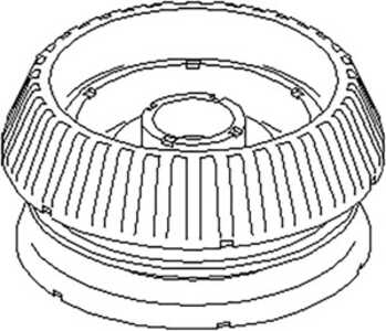 Fjäderbenslager, Fram, höger eller vänster, ford fiesta iv, fiesta skåp/halvkombi, fiesta skåp/stor limousine, ka, puma, 1 039 