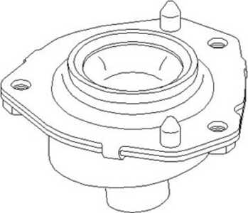 Fjäderbenslager, framaxel höger, framaxel vänster, citroën,fiat,peugeot, 1323165080, 5038 72