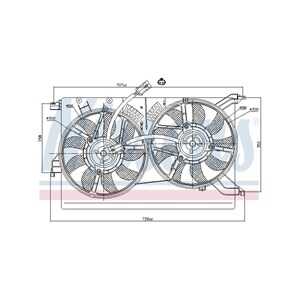 Fläkt, kylare, Höger, Vänster, opel,saab,vauxhall, 13114368, 13114369, 1341364, 1341365, 1341366, 1341368, 1341369, 24410993, 2