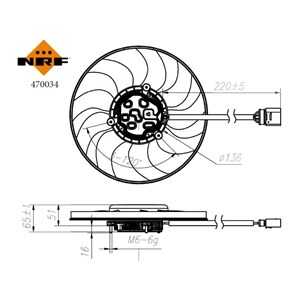 Fläkt, kylare, Höger, seat alhambra, vw sharan, sharan van, 7N0959455, 7N0959455L