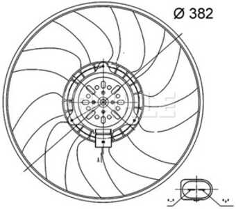 Fläkt, kylare, Vänster, audi a6 allroad c7, a6 c7, a6 c7 avant, a7 sportback, q3, 8K0959455AB, 8K0959455L, 8K0959455P