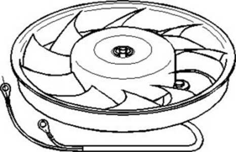 Fläkt, kylare, Vänster, audi 100 c4 avant, 100 c4 sedan, 80 b3 sedan, 80 b4 avant, 80 b4 sedan, a6 c4, a6 c4 avant, 4A0 959 455
