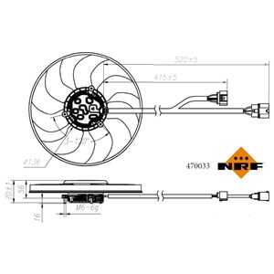 Fläkt, kylare, Vänster, seat alhambra, vw sharan, sharan van, 7N0959455C, 7N0959455J