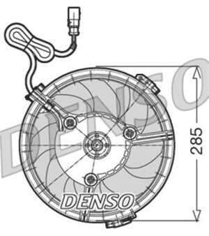 Fläkt, kylare, audi a4 b5, a4 b5 avant, a4 b6, a6 c4, a6 c4 avant, a6 c5, a6 c5 avant, a8 d2, allroad c5, 4B3959455A, 8D0959455