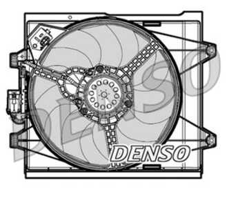 Fläkt, kylare, fiat 500, 1560758, 51787116, 51887780, 52057327, 52057332, 52092163, 9S518C607BA