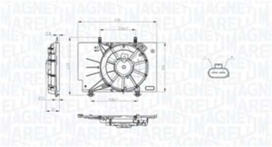 Fläkt, kylare, ford b-max, b-max van, ecosport, fiesta vi, fiesta sedan, fiesta van vi, 1525897, 1541278, 1557573, 1771265, 181