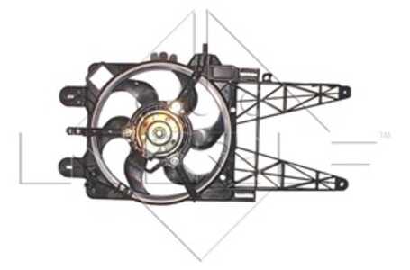 Fläkt, kylare, fiat punto, punto skåp/halvkombi, 46524605, 46524608, 46776540, 46785738, 46785741, 46789115, 51738825, 51738829