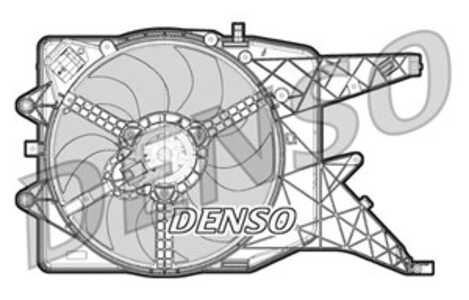 Fläkt, kylare, opel corsa d, 55703930