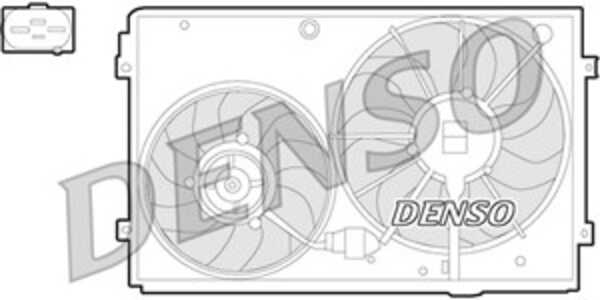 Fläkt, kylare, audi,seat,skoda,vw, 1K0121207BB, 1K0121207BB9B9, 1K0121207T, 1K0959455BC, 1K0959455CS, 1K0959455CT, 1K0959455DG,