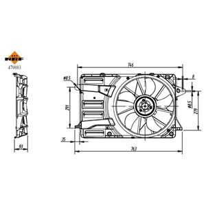 Fläkt, kylare, opel insignia b country tourer, insignia b grand sport, insignia b sports tourer, 84020282