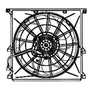 Fläkt, kylare, bmw 3 [e36], 3 cabriolet [e36], 3 compact [e36], 3 coupé [e36], 3 touring [e36], z3 roadster [e36], 004 151 89 0
