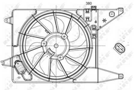 Fläkt, kylare, dacia,lada,renault, 02M911335J, 11 25 2 754 870, 214815057R, 6001548527, 6001550562, 8200307107, 8200765566