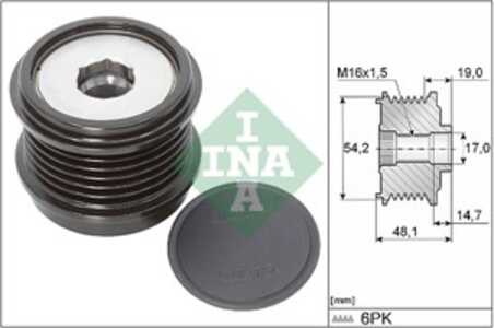 Frihjulskoppling, generator, ford,ford usa, 1870356, 1870357, 1883806, 2011354, 2011355, 2011356, 2146821, 2165474, 2179006, 21