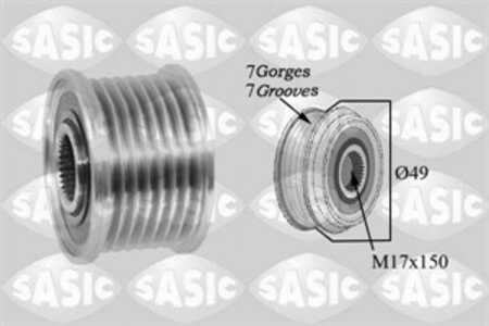 Frihjulskoppling, generator, dacia,fiat,mercedes-benz,nissan,opel,renault, 23151JG71B