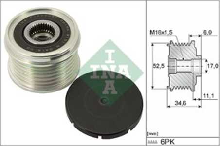 Frihjulskoppling, generator, nissan teana iii, x-trail iii, renault koleos ii, 23 10 04B A0D, 23 10 06F V0A, 23 10 093 62R, 23 